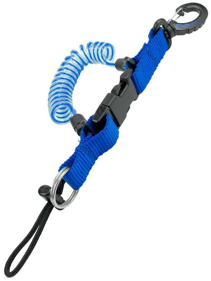 Coiled Lanyard with Quick Release